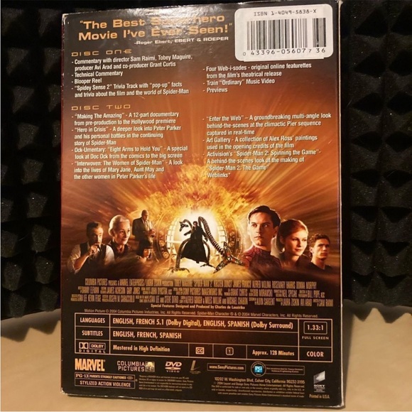 Spider-Man 2 DVD movie - Picture 2 of 3